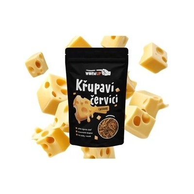 Wormup červíky s príchuťou čedaru 20 g