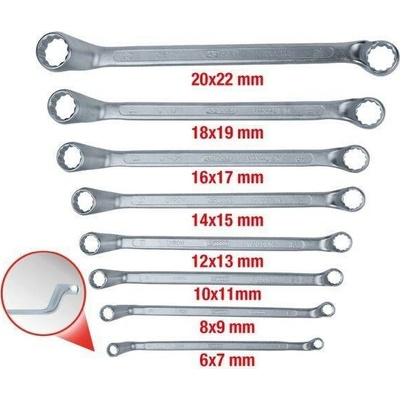KS Tools Sada dvouočkových klíčů 517.0248