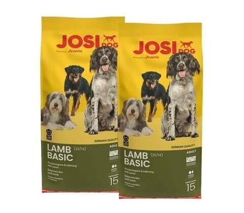 JosiDog Lamb Basic 2 x 15 kg