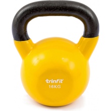 TRINFIT Kettlebell kov / vinyl 16 kg
