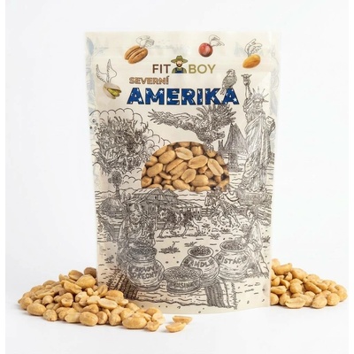 FITBOY Arašídy pražené solené 500 g