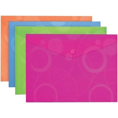 Obálka plastová s drukem Neo Colori A4 růžová 401652