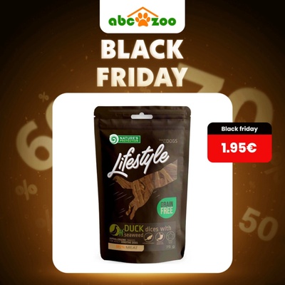 Nature´s Protection Lifestyle dog soft duck dices with seaweed 75 g