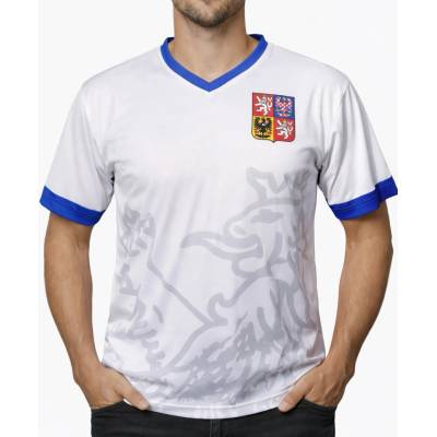 Fajntričko OWN Fotbalový dres Česká republika bílý dotisk na zadní stranu dresu JMÉNO+ČÍSLO – Zbozi.Blesk.cz