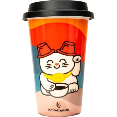 Kaffekapslen Termohrnek s motivem kočky 300 ml