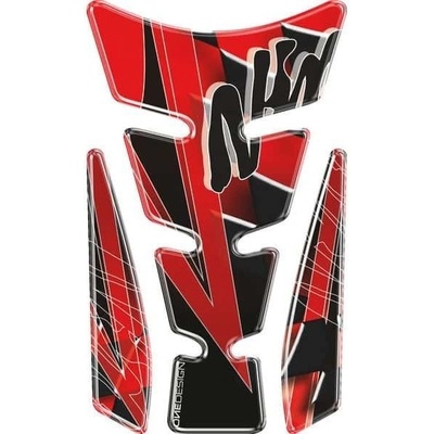 Tankpad PUIG WINGS 4721R červená s boční částí