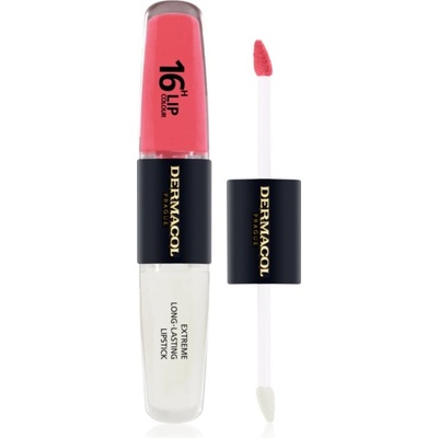 Dermacol 16H Lip Colour dlouhotrvající rtěnka a lesk na rty 26 2 x 4 ml