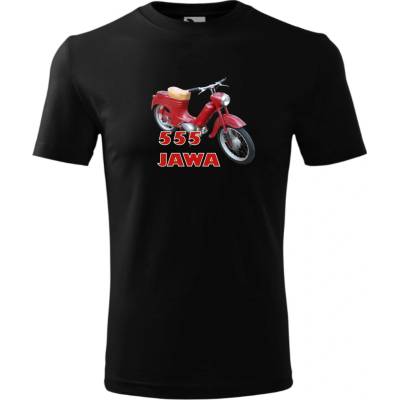 Tričko Jawa 555 čierna