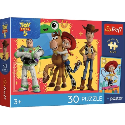 TREFL Premium Plus Kids Toy Story 5 Dobrodružstvo 30 dielov
