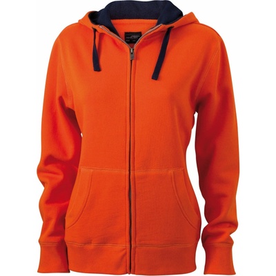 James & Nicholson JN 962 dark orange/navy