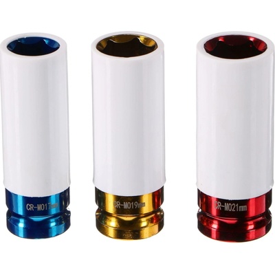 Sixtol Mechanic Impact 1 razové hlavice, 1/2", 3 ks