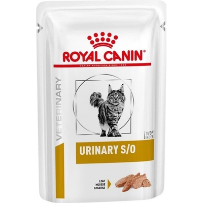 Royal Canin Cat Vet Diet Urinary S/O Paštéta 12 x 85 g