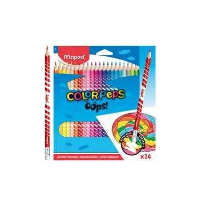 Maped Color'Peps Oops s gumou pastelky 24 farieb