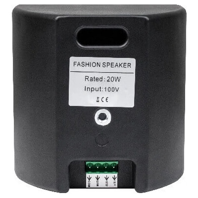 DSPPA Коаксиален стенен високоговорител, 4", 20w, 100v, dsppa dsp402b, черен (dsp402b)