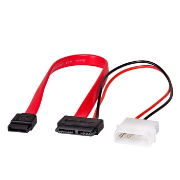 Akyga Захранващ кабел, Akyga, AK/CA/45 Slimline SATA/SATA/MOLEX, 0.15 m (AK-CA-45) (AK-CA-45)