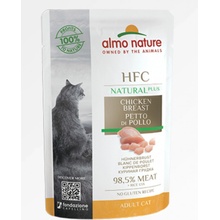 Almo nature HFC natural plus cats kuracie prsíčka 6 x 55 g