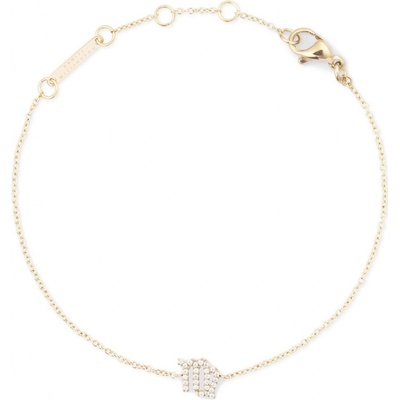 Daniel Wellington Pozlacený řetízkový náramek znamení Panna Crystal Zodiac DW00400912