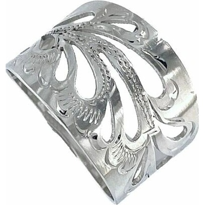 Infinitysilver Stříbrný prsten prořezávaný listy 42184959
