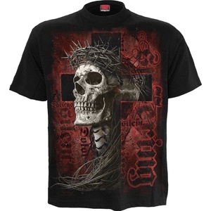 SPIRAL мъжка тениска spiral - silent suffering - черна - k137m101 - metalshop - 51,97 лв