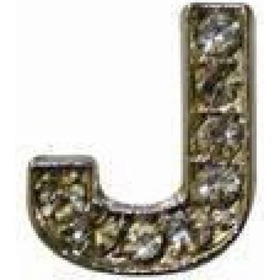 HKM Písmenko J na čelenky stříbrné – Zboží Mobilmania