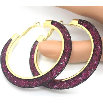 HARAHU Обеци re-3029 - Лилав kp3029 (re-3029)