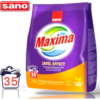Sano Maxima Javel Effect Сух прах 1.250кг, 35пр (127-2)