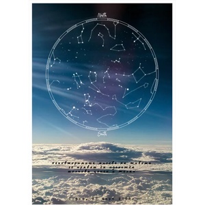  Звездна карта - София (Postervramka-48-b1)
