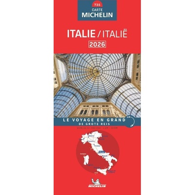 Michelin mapa Italy (Itálie) 1:1 mil.