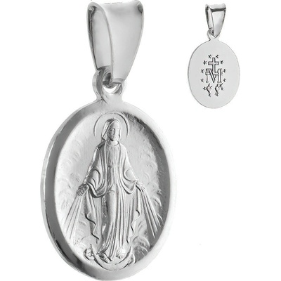 Argento Strieborný prívesok Zázračná medaila 84849