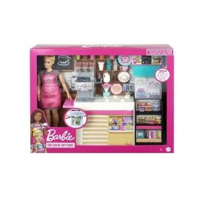 Mattel Barbie Cafe Set+Doll