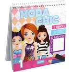 Europrice ТЕФТЕР ЗА ОЦВЕТЯВАНЕ moda chich 30 СТР. + 30 СТИКЕРА