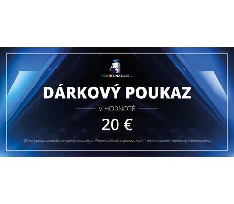Dárkový poukaz 20 €