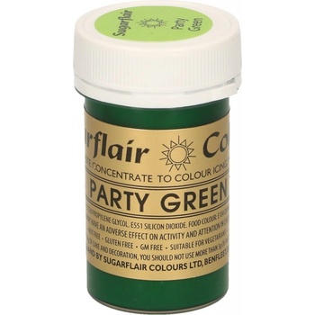 Sugarflair Colours Gelová farba Party Green Zelená 25 g