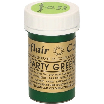 Sugarflair Colours Gelová farba Party Green Zelená 25 g