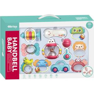 Chipolino Сет дрънкалки и гризалки Chipolino - 11 части (DRN02460885)