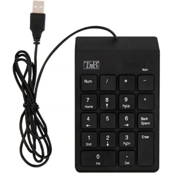 T'nB Клавиатура T'nB - K-Pad, черна (MPV1)