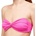 SUNDEK Cross-banded with wrinkled effect bikini top - Pink (Shocking Pink)
