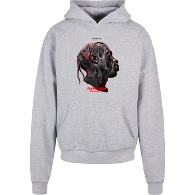 Mister Tee Flying High Heavy Oversize Hoodie grey XXLUB-MT2398-00111 - Бял, размер L