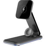 Proove Безжична зарядна станция Proove Energy Fold (WSEF15010001) - MagSafe, 3в1, 15W - Черна