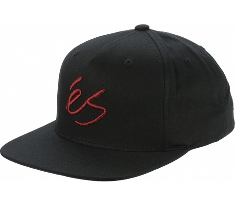 És Script Snapback Black/Red