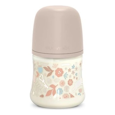Suavinex Wonderland kojenecká láhev fyziologický průtok Liberty růžová 150 ml