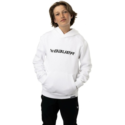 S25 Bauer Core Ultimate Hoodie YTH bílá