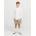 Jack and Jones Анцуг Jack and Jones Kids' Linen Woven Tracksuit Shorts - Crockery