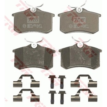 TRW Sada brzdových destiček, kotoučová brzda GDB1330