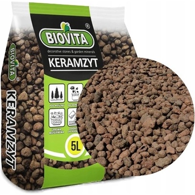 Biovita Zahradní keramzit hrubý 8-16 mm 5 l