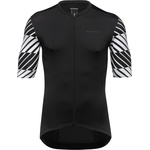 GORE Wear Мъжки клин за колоездене GORE Wear Swiftride Optical Jersey Cycling jersey - Black / White - размер M (055-3823-0112)