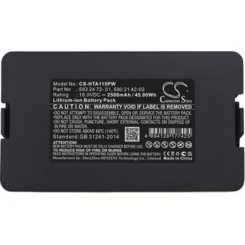 Cameron Sino Батерия Cameron Sino, За косачка робот GARDENA Automower 115H 2019, Automower 305 2020, 2021, 2022 HUSKVARNA Automower 305 2020 (CS-HTA115PW)