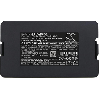 Cameron Sino Батерия Cameron Sino, За косачка робот GARDENA Automower 115H 2019, Automower 305 2020, 2021, 2022 HUSKVARNA Automower 305 2020 (CS-HTA115PW)