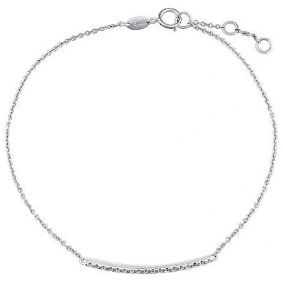 Silvego Diamantový náramok Yannis v bielom zlate 18kt. KEG0390BGWD