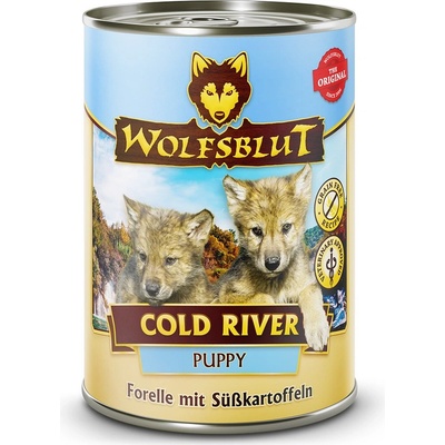Wolfsblut Cold River Puppy pstruh s batátmi 395 g
